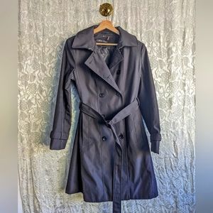 Calvin Klein Double Breasted Rain Trench Coat